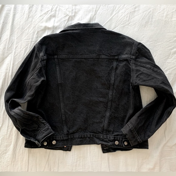 Old Navy Black Denim Jacket - Picture 3 of 3